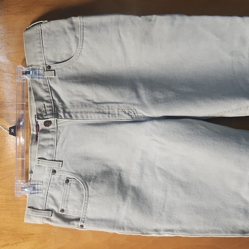 Mens tan Arizona 5 pocket jeans size 36x30